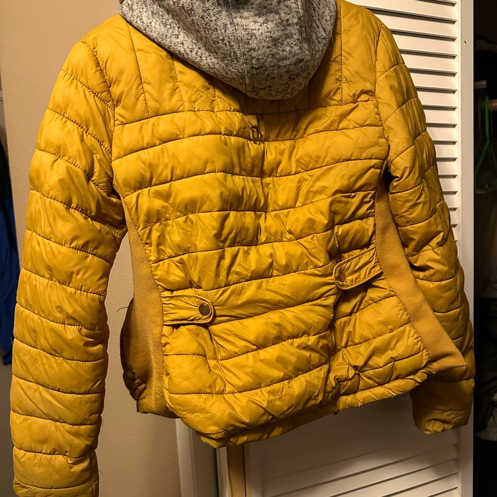 Yellow Puffer Jacket - Picture 2 of 5